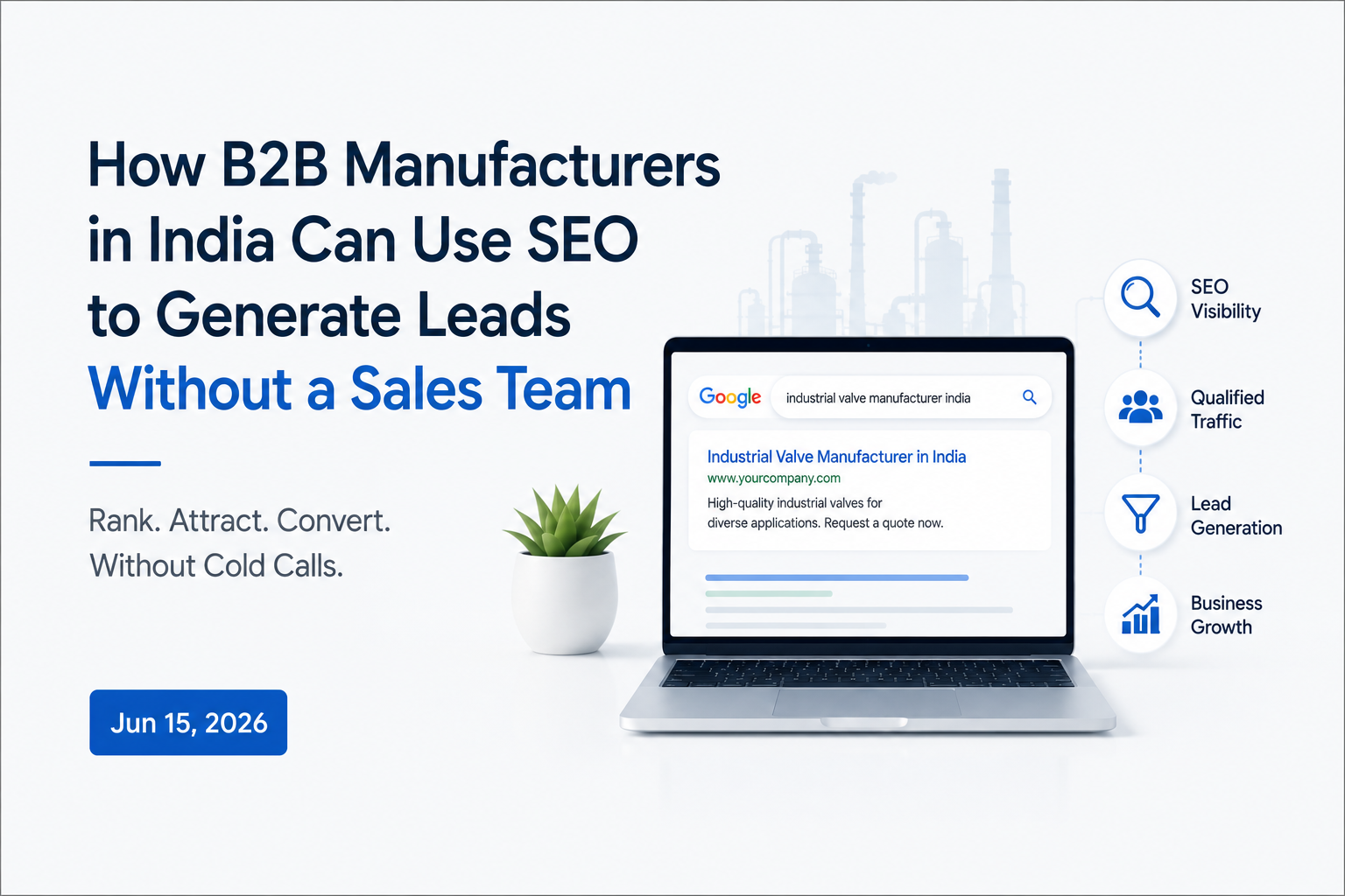 How B2B Manufacturers in India Can Use SEO to Generate Leads Without a Sales Team