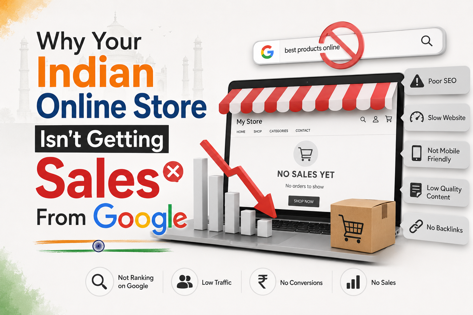 Why Your Indian Online Store Isn’t Getting Sales From Google (And What You’re Missing)